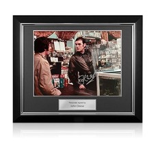 John Cleese Signed Monty Python Photo: Parrot Sketch. Deluxe Frame