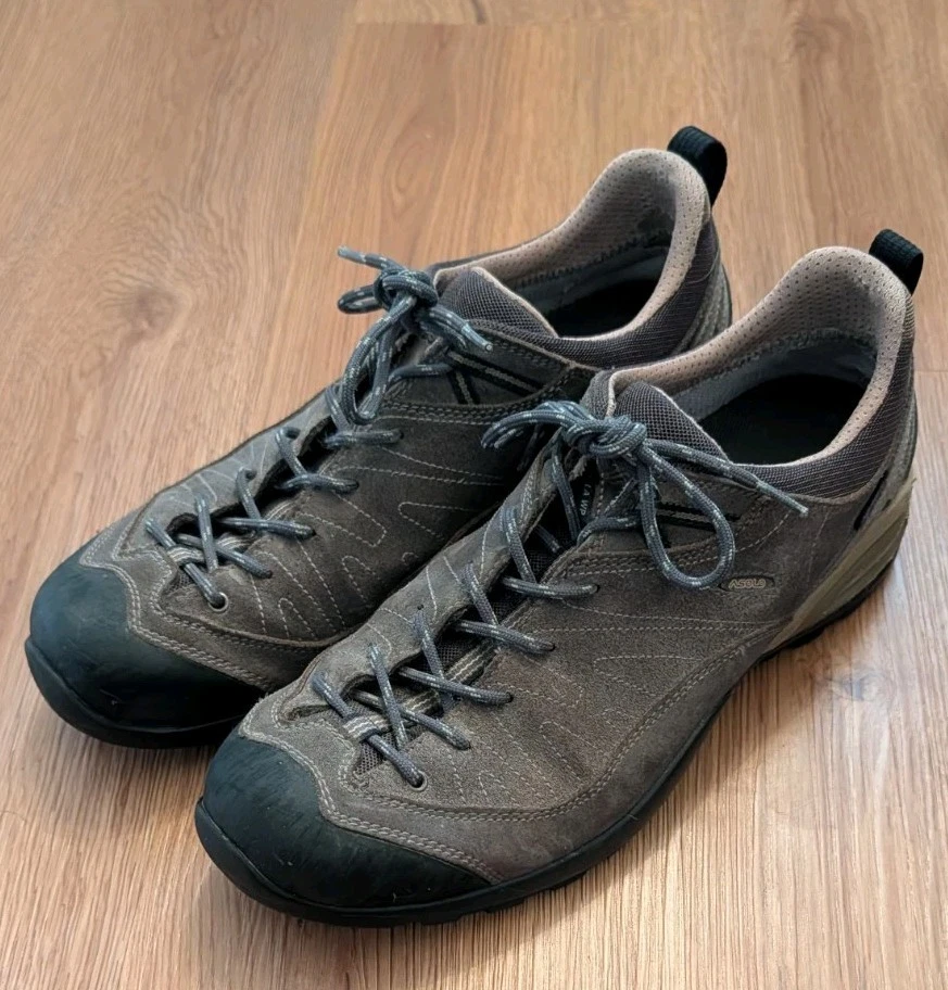 Asolo Mantra Gray Lace Up Hiking Shoe Size 11.5 Asolo Gray Hiking Shoes & Boots for sale | eBay main image 3