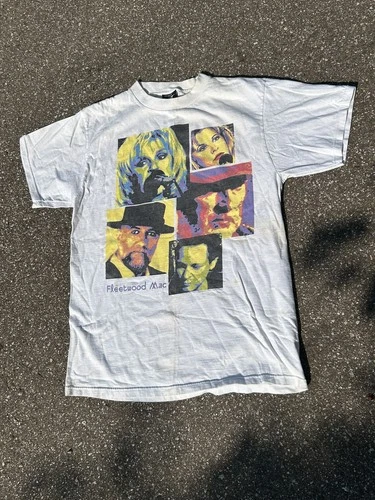 RARE Fleetwood Mac Vintage Concert Tour T-Shirt Black, 1990s vintage concert t-shirt, vintage, single stitch, B+ condition