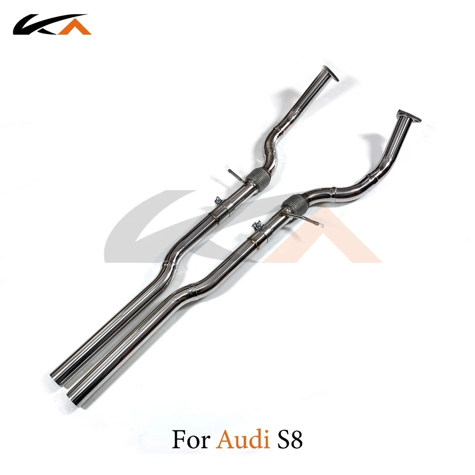 Tubo de escape delantero KA SS para Audi S8 4H 4.0T Foto 2 de 4