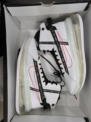 Nike Air Max 720 SATRN White Black University Red High Top Sneakers SIZE 11.5