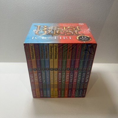 Beast Quest Ice and Fire: 15 Book Collection - Adam Blade PK new and sealed