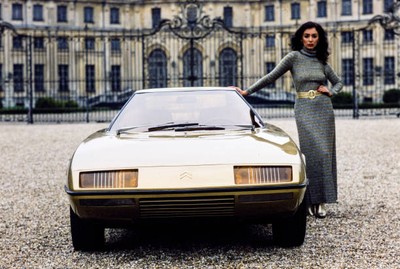 Concept Car Bertone Citroen GS Camargue 1972 Bertone Citroen GS Ca- Old Photo 7