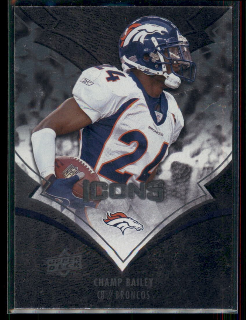 2008 Upper Deck Icons Champ Bailey Silver Foil #30 Denver Broncos