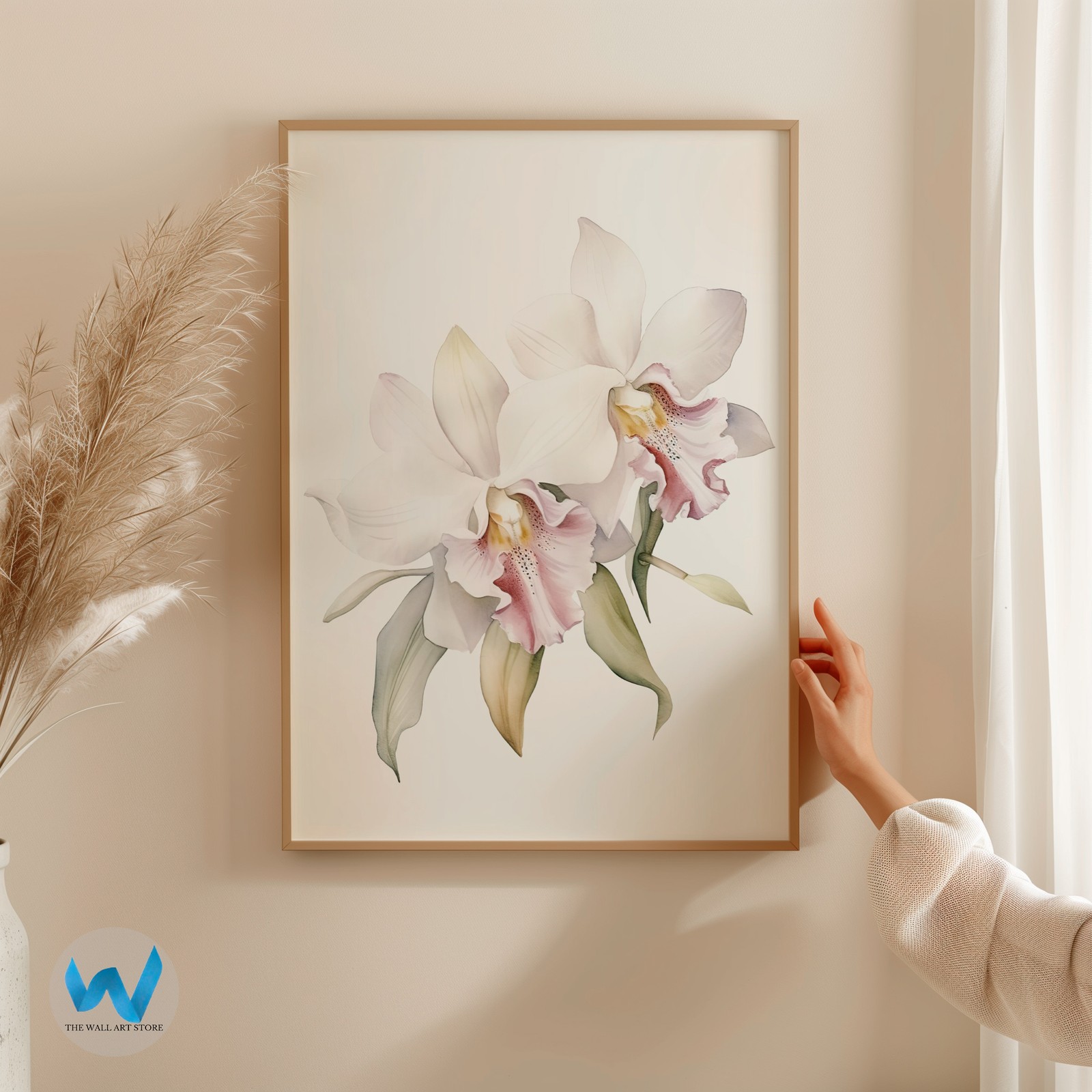 Elegant Orchid Wall Art Poster for Home or Office Decor Fine Art Print