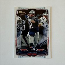 Topps 2014 Tom Brady #52 New England Patriots NFL Football Base Set Card