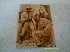 Postcard Lone Ranger and Tonto - Ludlow Sales 6-1/4" x 4-3/8"