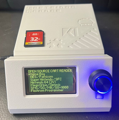 Sanni Cart Reader Dumper OSCR V5 HW5 Rev5 15.1 vSelect + RTC + snesCIC + 32GB SD