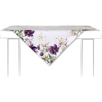 Ihr Rose Noel Mitteldecke Tischdecke Christrosen Blumen Winter 100X100 Cm Gold