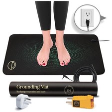 13x29in Earth Grounding Mat   Conductive Carbon for Pain Relief  Relaxation