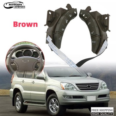 NEW FOR Toyota Tundra 04-06 Steering Wheel Audio Volume Control Switch Brown L+R
