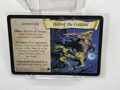 Riding the Centaur Harry Potter TCG Adventures at Hogwarts 25/80 LP Regular Rare