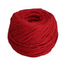 328 Feet Natural Jute Twine 3mm Twine String Color Jute Rope, Red