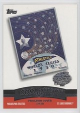 2004 Topps Philadelphia Athletics vs St Louis Cardinals Connie Mack HOF 4ud
