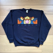 Vintage 90s Disney Store Tigger Sweatshirt Medium Winnie The Pooh Crewneck