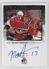 2022-23 SP Authentic UD Authentics Rod Brind'Amour Brind`Amour #UDA-RB Auto 0fo5