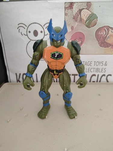 Vintage TMNT Ninja Turtles Figure Super Mutant Leo 1994 RARE