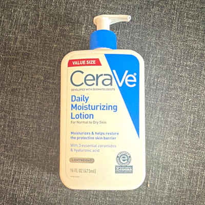 CeraVe Daily Moisturizing Lotion Hyaluronic Acid Fragrance Free 16oz Pump
