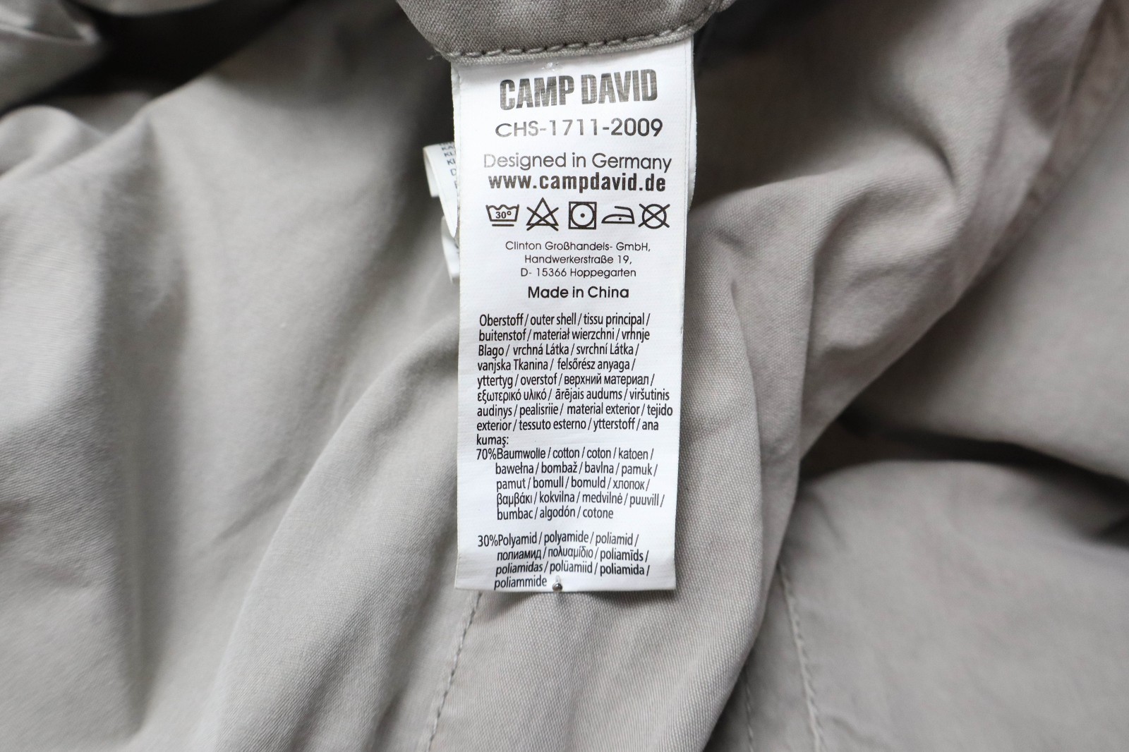 Camp David Jacket Men Medium Gray Multipocket Sta… - image 10