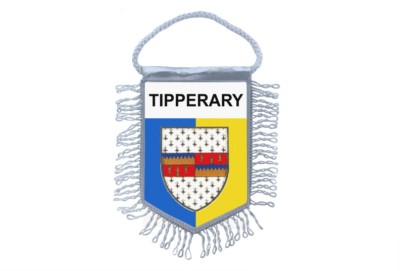 Mini banner flag pennant window mirror cars country banner  south tipperary