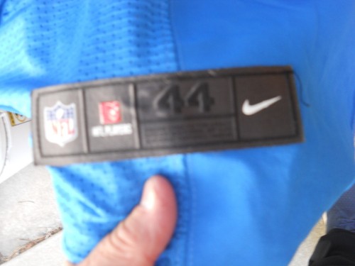SAN DIEGO CHARGERS RYAN MATHEWS # 24 BLUE & WHITE FOOTBALL JERSEY SZ LRG(44 NIKE - Picture 3 of 3