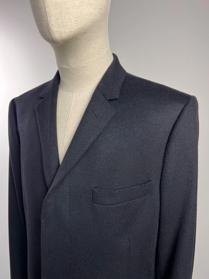 Abrigo Martini DOLCE & GABBANA para Hombres Abrigo Negro Lana Cachemira Talla EU 50 US 40 Foto 3 de 4