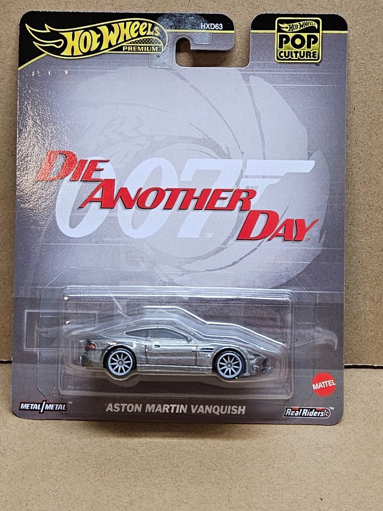 Hot Wheels Premium Pop Culture Aston Martin Vanquish Die Another Day 007