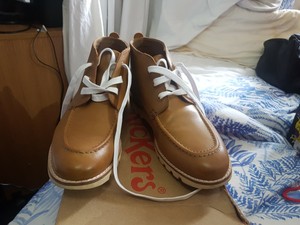 kickers tan boots