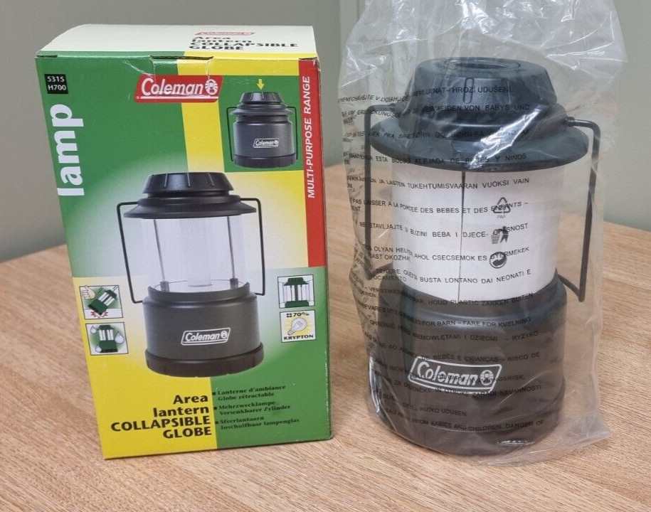 Coleman Pack away Collapsible lantern model 5315 L700 series light globe