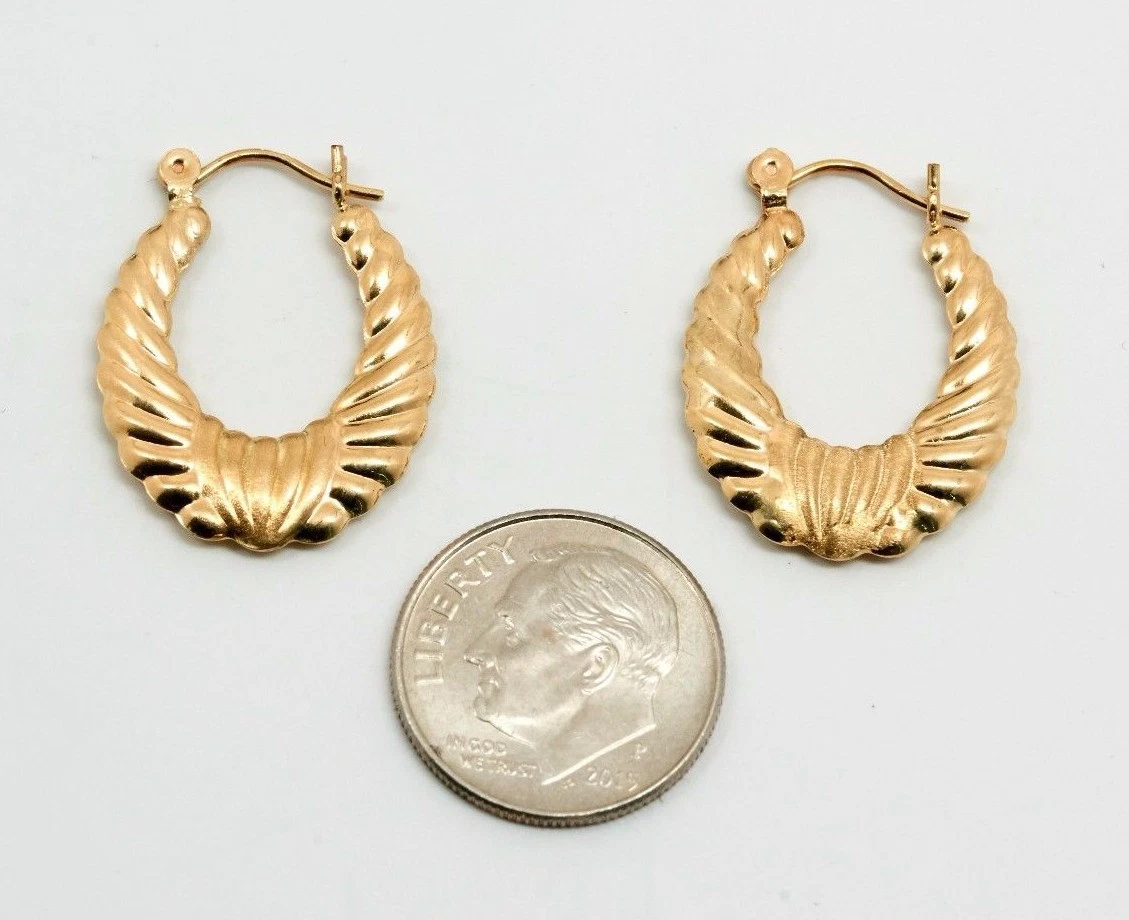 Shrimp online earrings 14k
