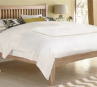 Feather and black Marblehead  super king oak bed frame - new other