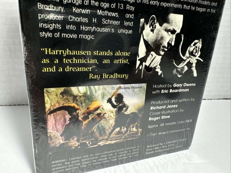 Aliens Dragon Monsters & Me- 1991 VHS Fantasy Movie Harryhausen Story Sealed - Image 4 of 4