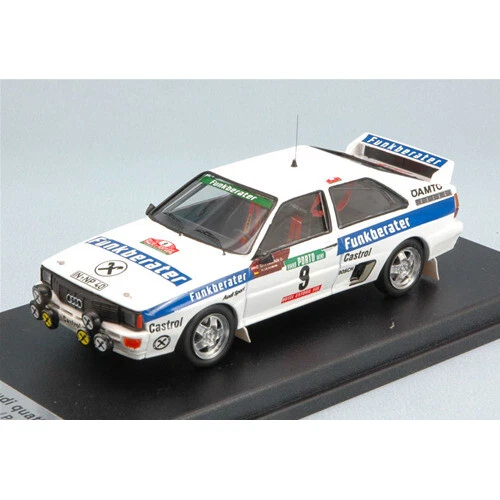 Modellini statici di auto da corsa Rally scala 1:43 per Audi