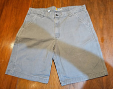 Carhartt Relaxed Fit Gray Jean Shorts Size 38