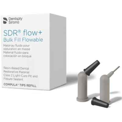 DENTSPLY SUREFIL SDR FLOW A2 COMPULA TIPS REFILL: 15 - 0.25 GM. COMPULA 15 TIPS