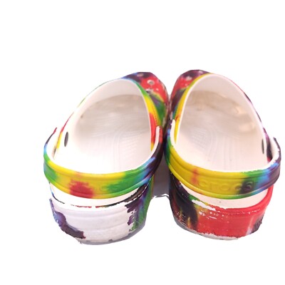 CROCS Classic Slip-on Tie Dye Multicolor Size 12  *Universal item* Graphic Clogs $_12.JPG?set_id=880000500F main image 4