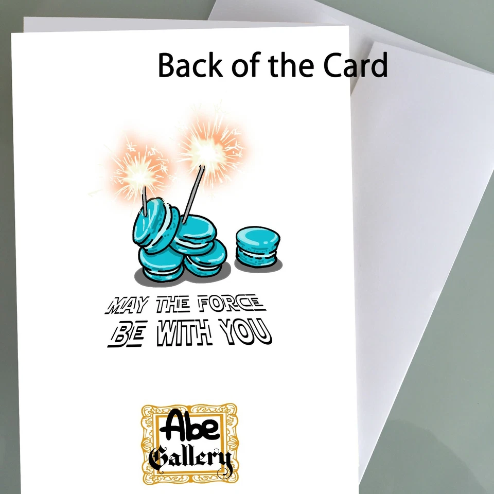 Baby Yoda Birthday Card Star Wars Mandalorian - Funny Birthday Card Boys Fan Art - Image 3 of 3