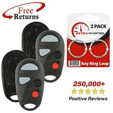 2 Remote Car Key Fob Shell Case for 2000 2001 2002 2003 2004 Nissan