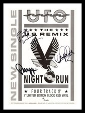 Listing image for UFO ENTIRE BAND AUTOGRAPHED SIGNED & FRAMED PHOTO PRINT
