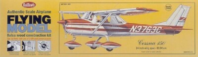 Guillow's Freiflugmodell Cessna 150 Wurfgleiter 1:16 Holz Balsabausatz
