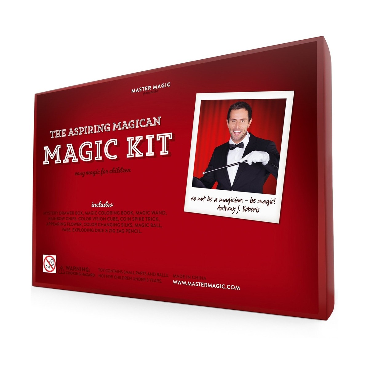 MasterMagic Magic Kit - Easy Magic Tricks for Children - Learn