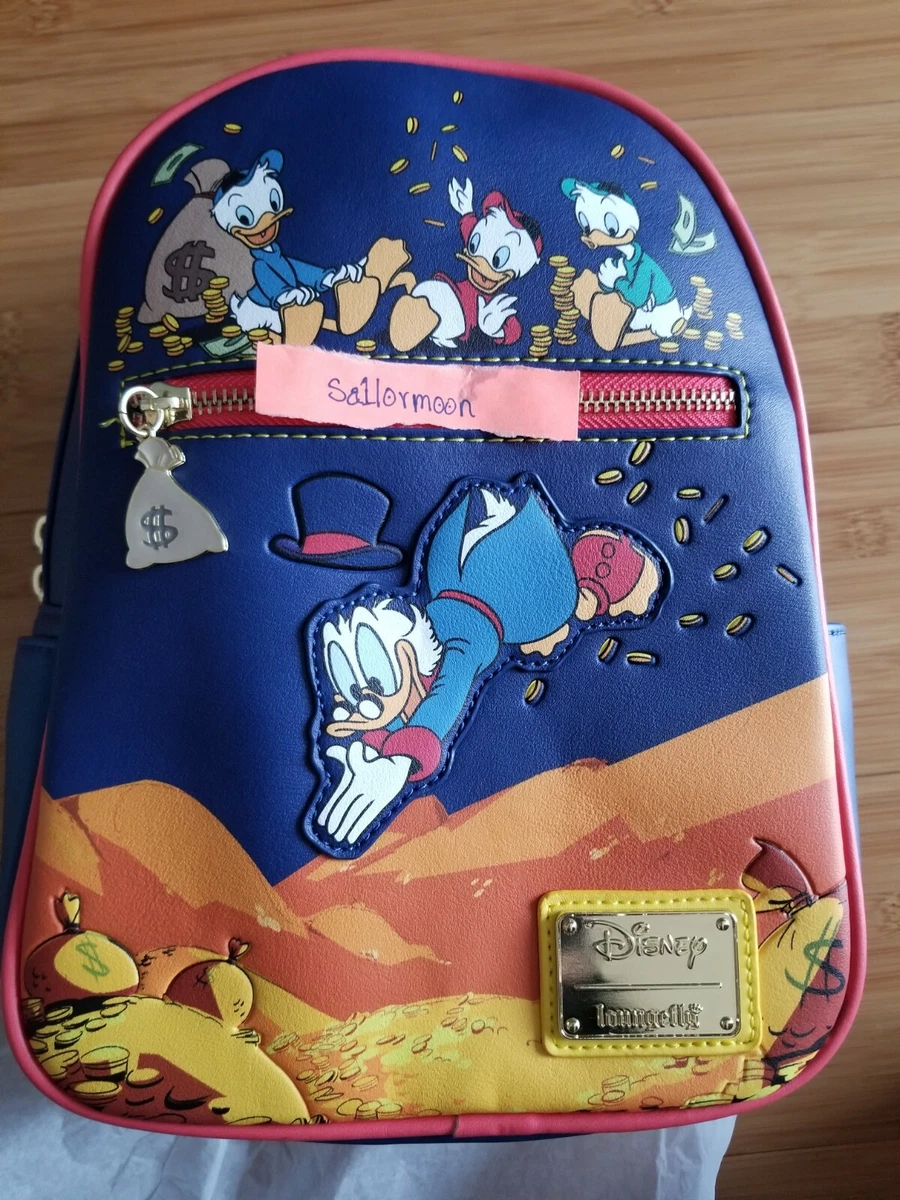 Loungefly Disney DuckTales Mini Backpack Huey Dewey Louie Money Bag