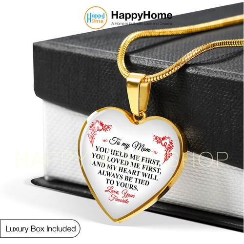 Luxury Heart Necklace Mother's Day Gift 