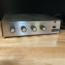 Vintage Bogen 4 Channel MX6A-T Amplifier Powers up needs new on/off switch