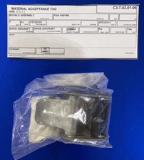 SPACEHAB OBSOLETE SPARE PART BAGGED BUCKLE.SPACE SHUTTLE PROGRAM & INFO