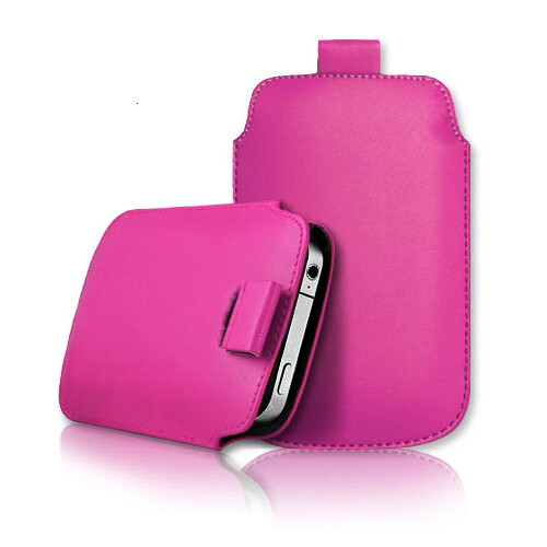 QUALITY LEATHER PULL TAB CASE COVER POUCH SLEEVE FOR NOKIA & DORO