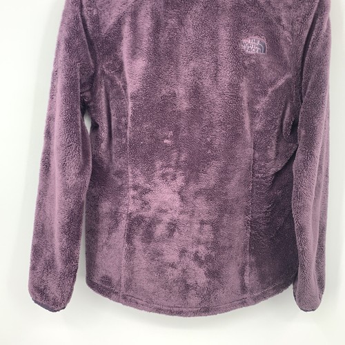 The North Face Women Medium Jacket Purple Oso Fleece Coat Zip Front Sherpa - Picture 8 of 10