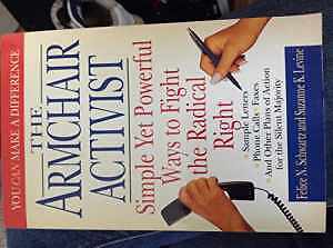 Armchair Activist: Simple Yet Powerful - Paperback, by Schwartz Felice - Good