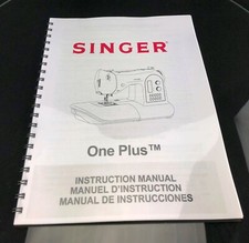 Macchina da cucire Singer ONE Plus manuale istruzioni guida utente ristampa spedizione gratuita