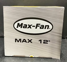 Max-Fan 12” Inline Fan – 1708 CFM | Energy Efficient & Powerful | NEW |